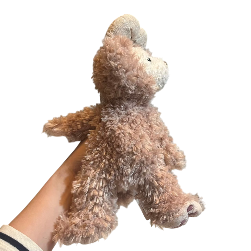 ❮二手❯ 日本 Tokyo Disney 東京迪士尼 達菲家族 站姿 雪莉玫 手提斜背二用包 拉鍊包 化妝包 文具袋-細節圖2