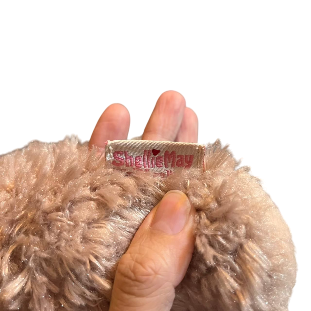 ❮二手❯ 日本 Tokyo Disney 東京迪士尼 達菲家族 站姿 雪莉玫 手提斜背二用包 拉鍊包 化妝包 文具袋-細節圖6