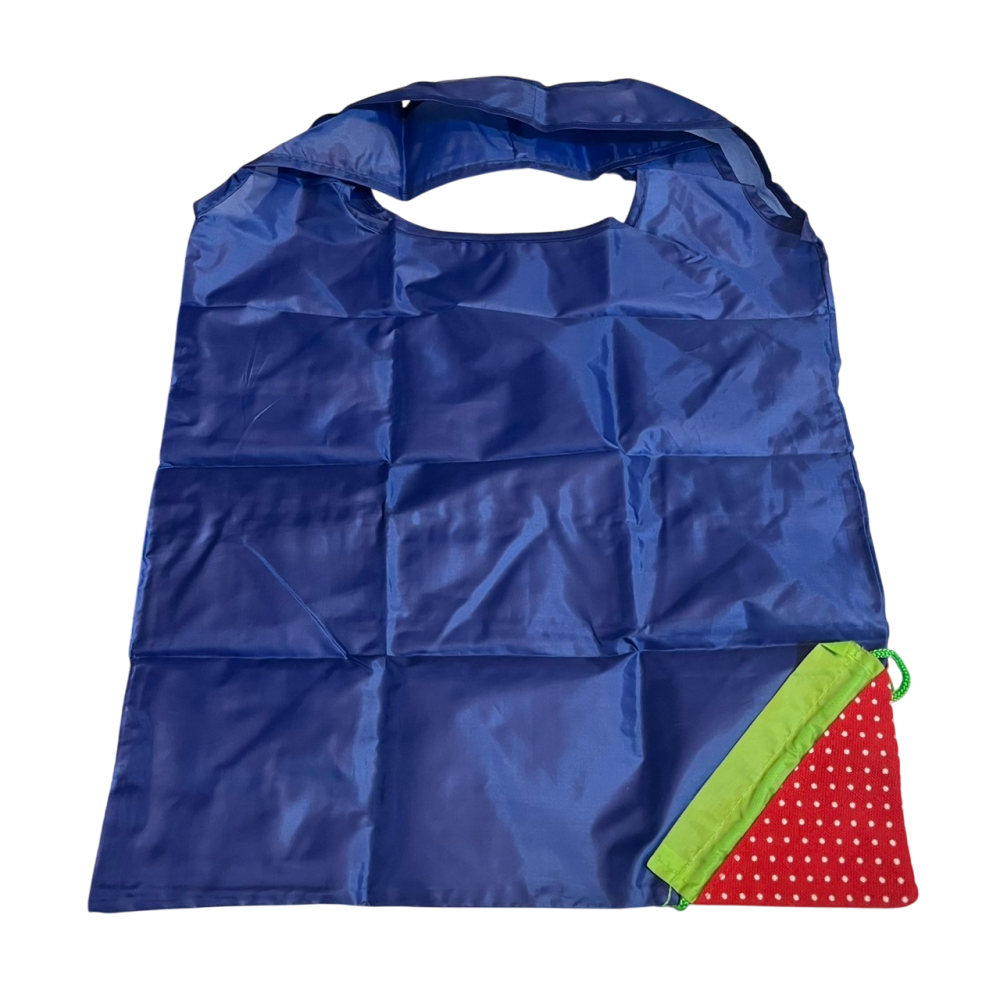 ❮全新❯ Strawberry 10L 草莓摺疊購物袋 環保袋 大容量收納包 手提沙灘袋 創意折疊包 野餐包 便攜購物袋-細節圖2