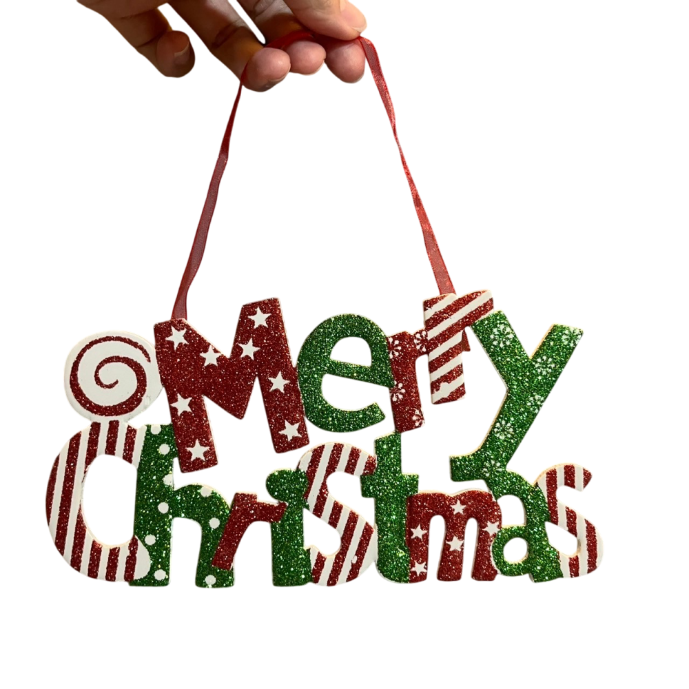 ❮全新❯ 日本 DAISO大創 Christmas 聖誕擺飾 聖誕快樂英文字母牌 聖誕樹彩球 掛飾 聖誕老公公 麋鹿-細節圖2