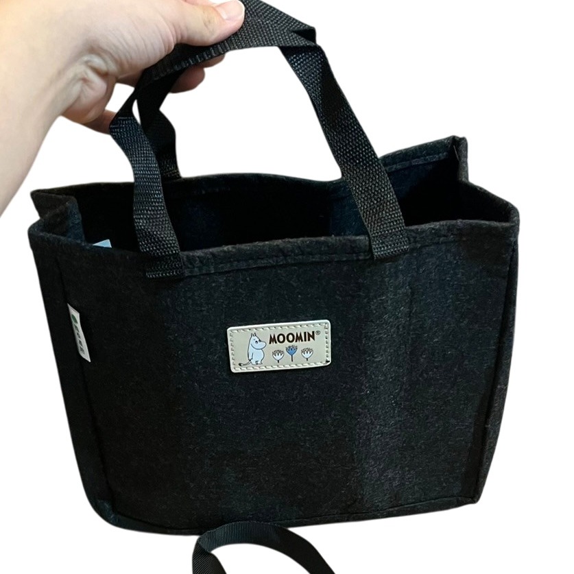 ❮全新❯ 芬蘭 Moomin 嚕嚕米 手提袋 提袋 杯袋 國泰產險 嚕嚕米飲料杯袋 環保再生材質 保溫杯袋 購物袋-細節圖5