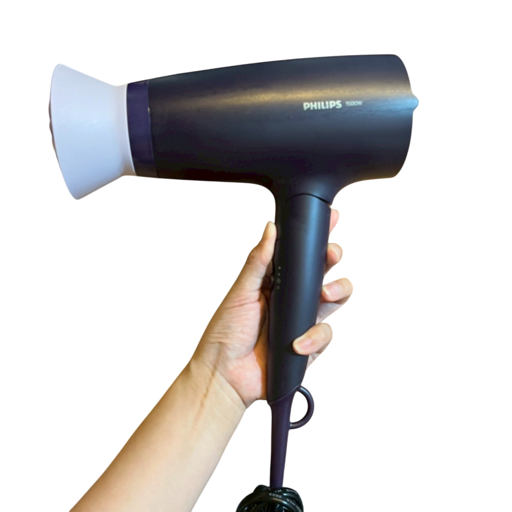 ❮二手❯ 荷蘭 PHILIPS 飛利浦 3000 Series 溫控負離子護髮吹風機 夕霧紫 BHD318/01 控溫-細節圖2