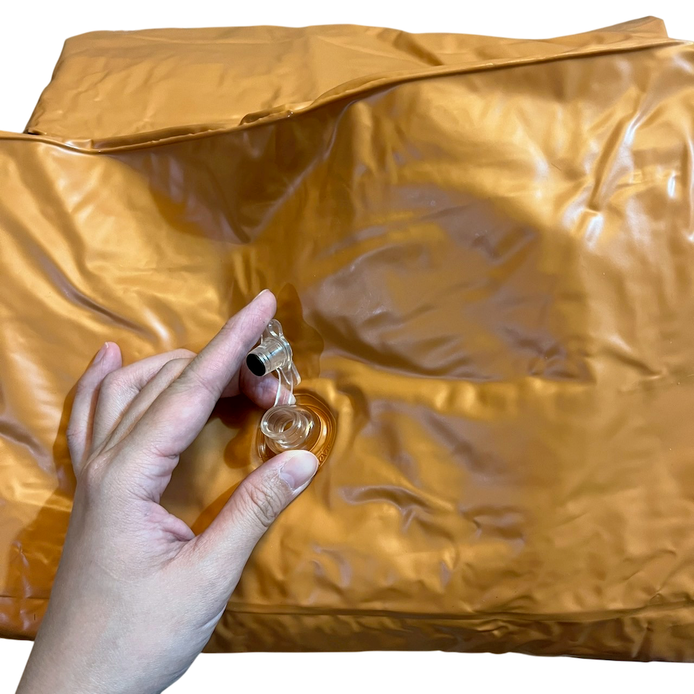 ❮全新❯ 日本 meiji 明治 小熊充氣沙發 充氣椅 原廠盒裝 露營折疊椅 戶外便攜 室內懶人沙發 兒童成人 卡通可愛-細節圖5