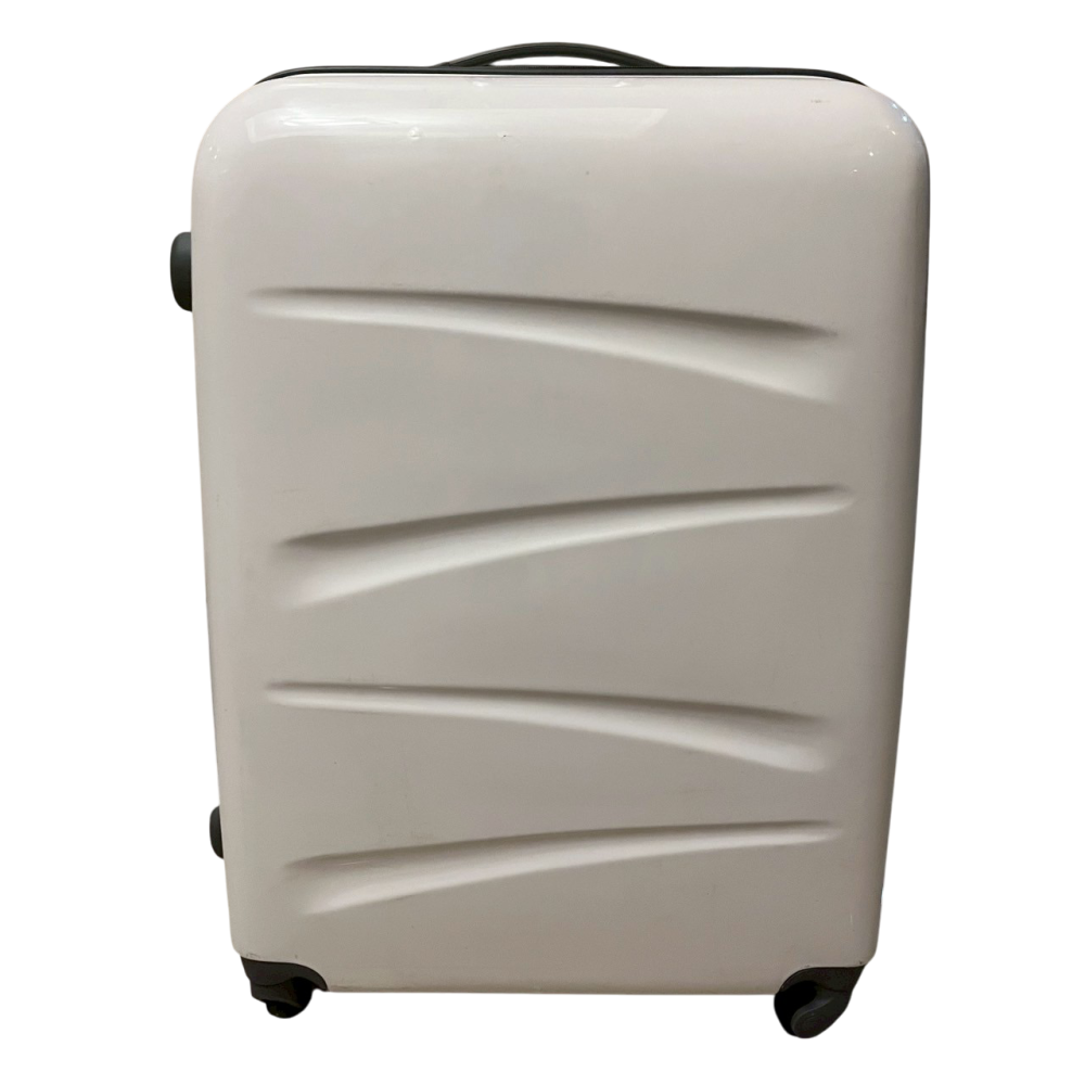 ❮二手❯ 南紡購物中心 24吋 行李箱 托運箱 航空箱 旅行箱 360度飛機輪 固定海關密碼鎖 PC+ABS材質-細節圖2