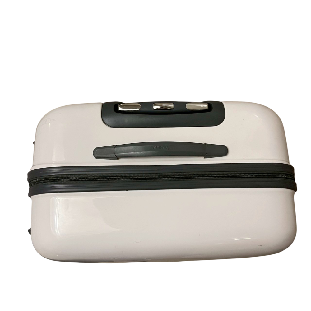 ❮二手❯ 南紡購物中心 24吋 行李箱 托運箱 航空箱 旅行箱 360度飛機輪 固定海關密碼鎖 PC+ABS材質-細節圖3