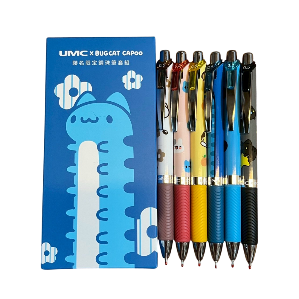 ❮全新❯ 貓貓蟲咖波 Capoo 咖波 UMC 鋼珠筆套組 鋼筆 聯電 聯名限定 2025 股東會紀念品-細節圖4
