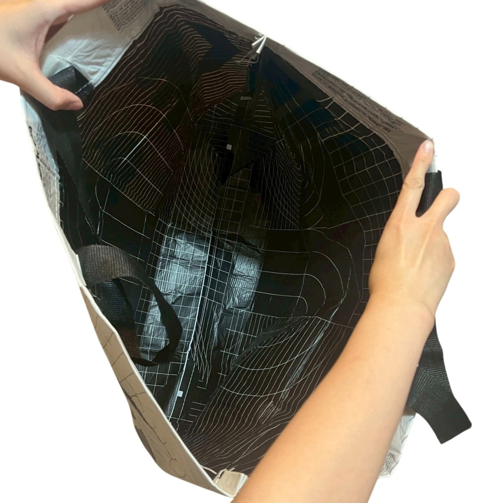 ❮二手❯ 美國 NIKE 韓國限定 環保購物袋 大 提袋 托特包 韓國限定環保袋 大容量購物袋 帆布托特包 可折疊收納-細節圖7