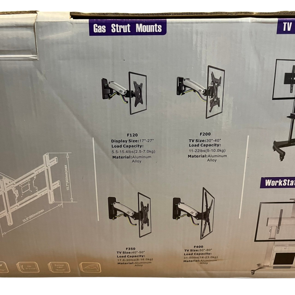 ❮近新❯ NB NORTH BAYOU 全動式懸臂電視壁掛架 NBSP2 40至70吋 LED LCD 電漿電視 壁掛架-細節圖7