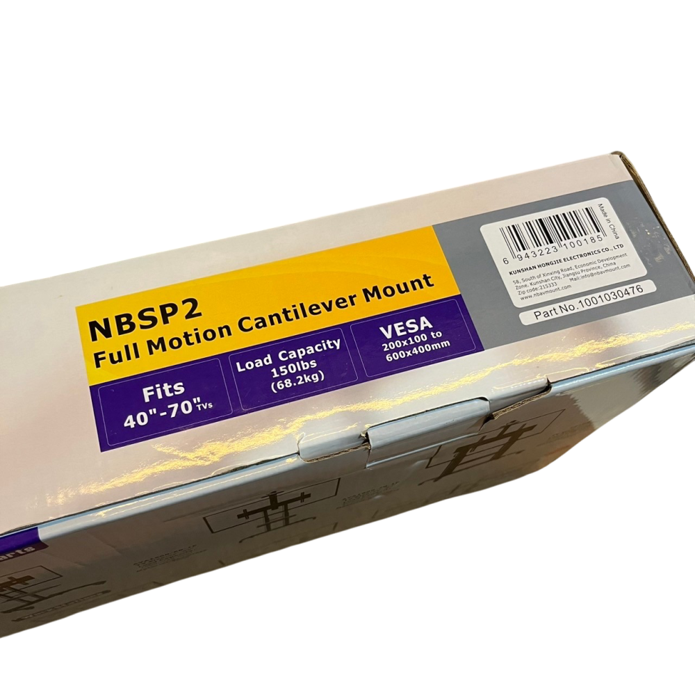 ❮近新❯ NB NORTH BAYOU 全動式懸臂電視壁掛架 NBSP2 40至70吋 LED LCD 電漿電視 壁掛架-細節圖9