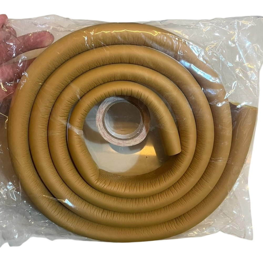 ❮全新❯ MIT-PU200W 超厚PU防撞條 木色 L型嬰兒防撞邊條 避免撞到傢俱尖銳邊角 柔軟的泡棉製成-細節圖2