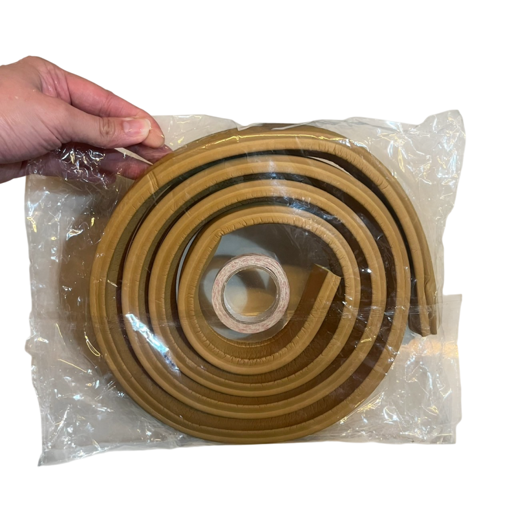 ❮全新❯ MIT-PU200W 超厚PU防撞條 木色 L型嬰兒防撞邊條 避免撞到傢俱尖銳邊角 柔軟的泡棉製成-細節圖3