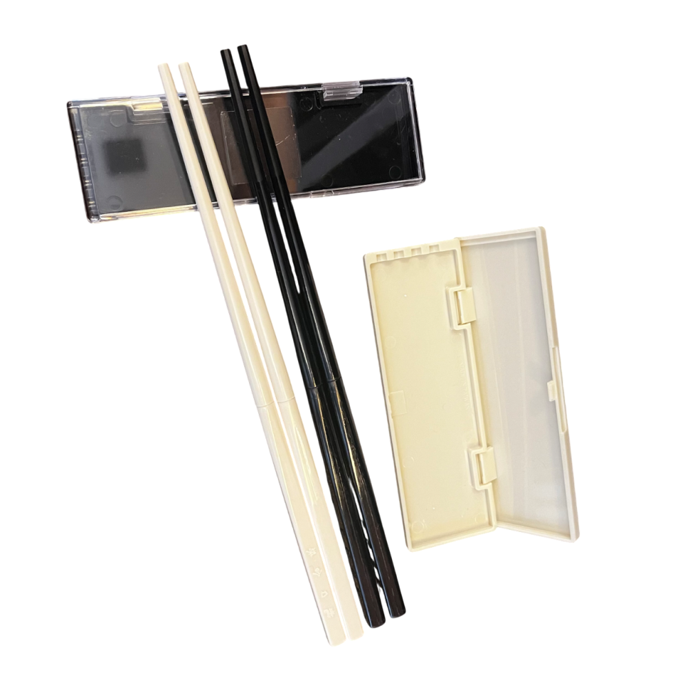 ❮全新❯ 慈濟 Tzu-Chi 靜思書軒 淨斯 雙截旋轉筷 環保筷 環保餐具 方便攜帶 不占空間 耐熱 食用級-細節圖3