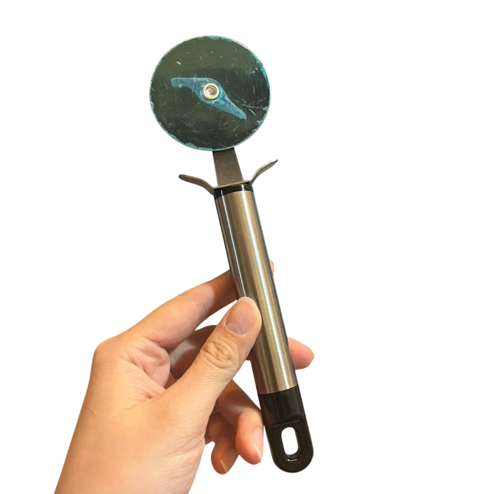 ❮全新❯ 冰島 DRULINE 6件式 不鏽鋼廚房用具組 披薩刀 水果挖球器 削皮器 開罐器 刀具 刨刀-細節圖2