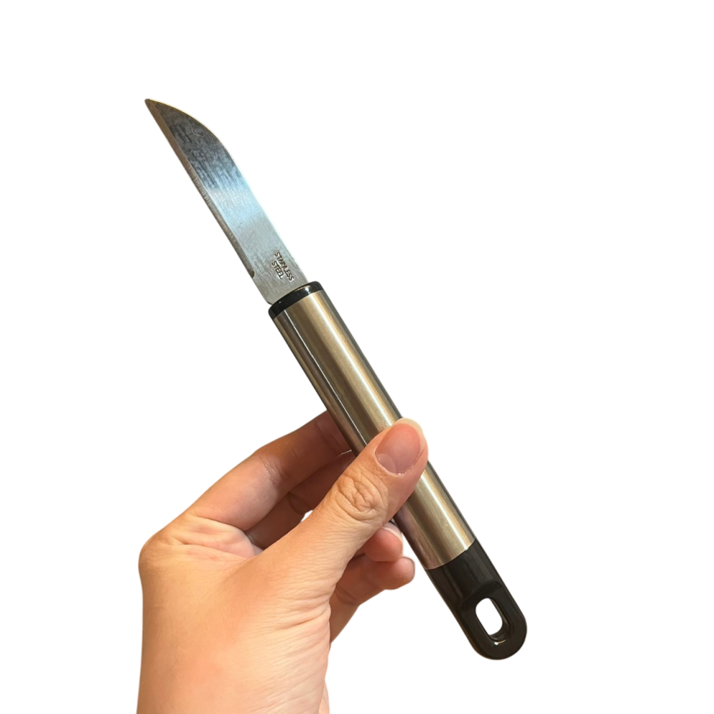 ❮全新❯ 冰島 DRULINE 6件式 不鏽鋼廚房用具組 披薩刀 水果挖球器 削皮器 開罐器 刀具 刨刀-細節圖6