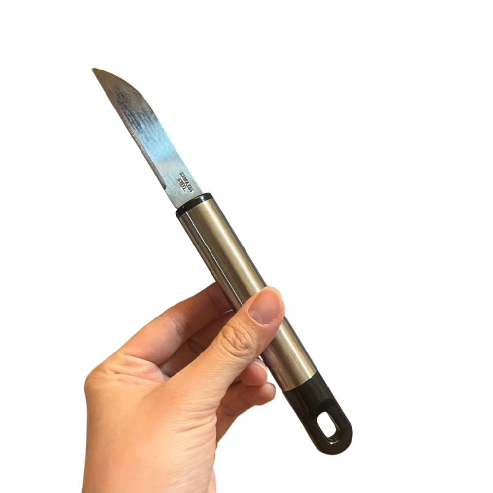 ❮全新❯ 冰島 DRULINE 6件式 不鏽鋼廚房用具組 披薩刀 水果挖球器 削皮器 開罐器 刀具 刨刀-細節圖7