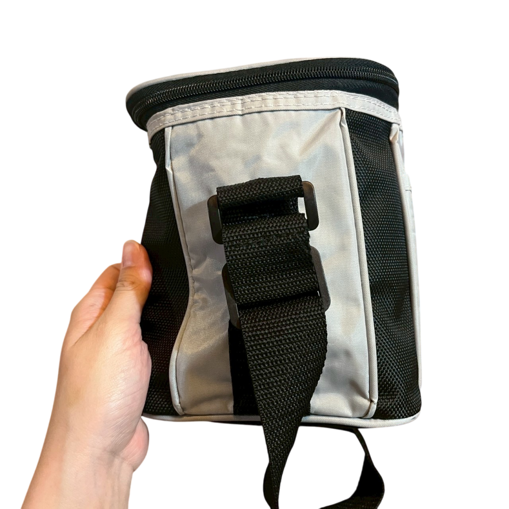 ❮二手❯ 德國 Mercedes-Benz 賓士 保冰袋/保冷袋/保溫袋 揹帶式拉鍊多夾層 野餐旅遊攜帶方便 外送小包-細節圖5