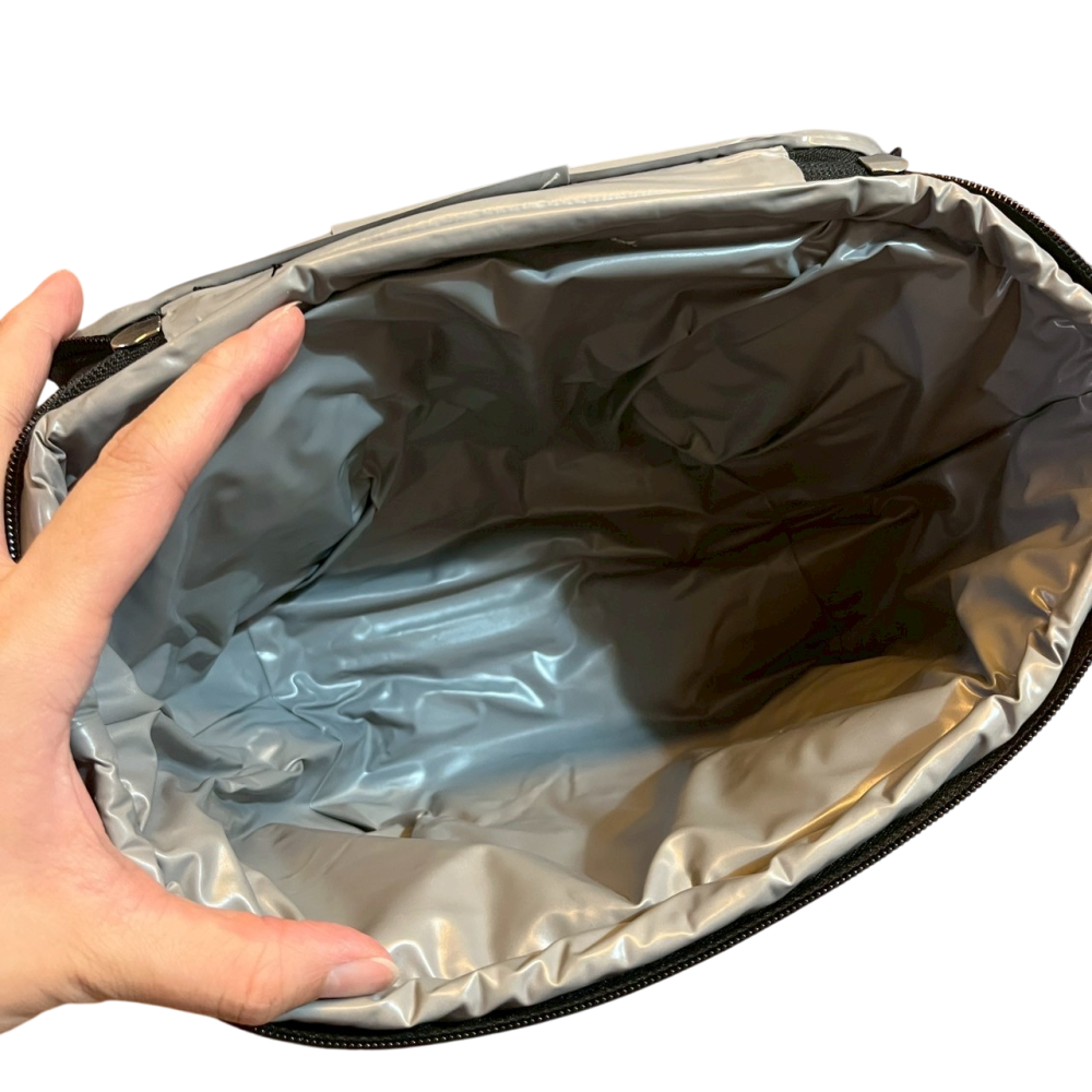 ❮二手❯ 德國 Mercedes-Benz 賓士 保冰袋/保冷袋/保溫袋 揹帶式拉鍊多夾層 野餐旅遊攜帶方便 外送小包-細節圖8