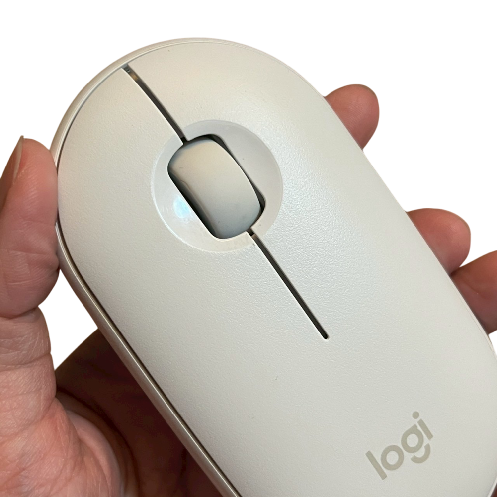 ❮二手❯ 瑞士 Logitech 羅技 Pebble M350 無線滑鼠 2.4G+藍牙 雙用 鵝卵石-細節圖7