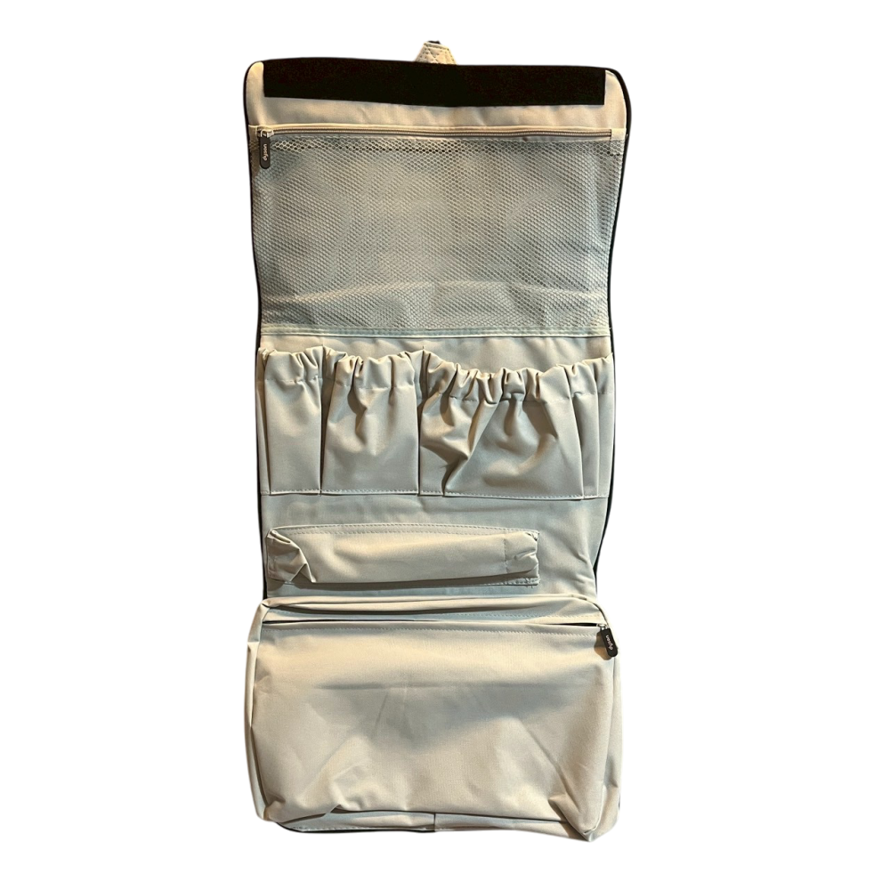 ❮近新❯ 新加坡 Dyson 戴森 經典設計 配件三折 收納包 原廠配件收納包 電捲棒吹風機吹嘴配件收納-細節圖4