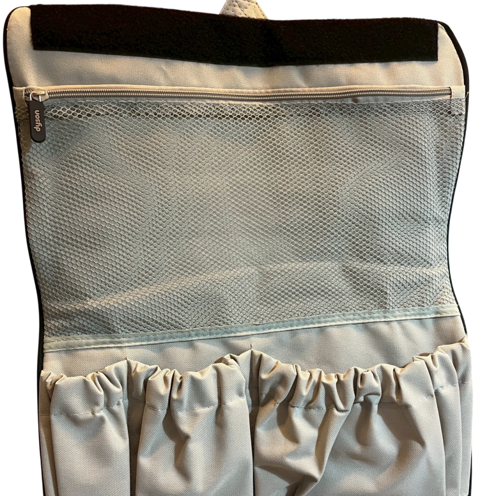 ❮近新❯ 新加坡 Dyson 戴森 經典設計 配件三折 收納包 原廠配件收納包 電捲棒吹風機吹嘴配件收納-細節圖5