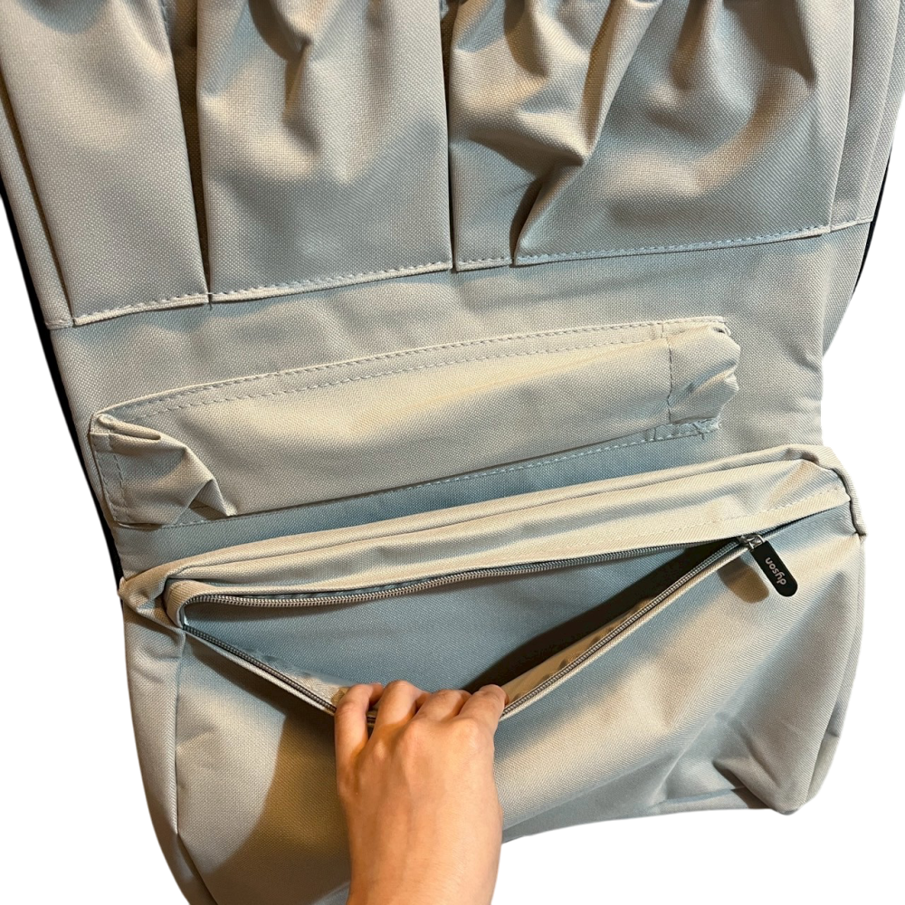 ❮近新❯ 新加坡 Dyson 戴森 經典設計 配件三折 收納包 原廠配件收納包 電捲棒吹風機吹嘴配件收納-細節圖6