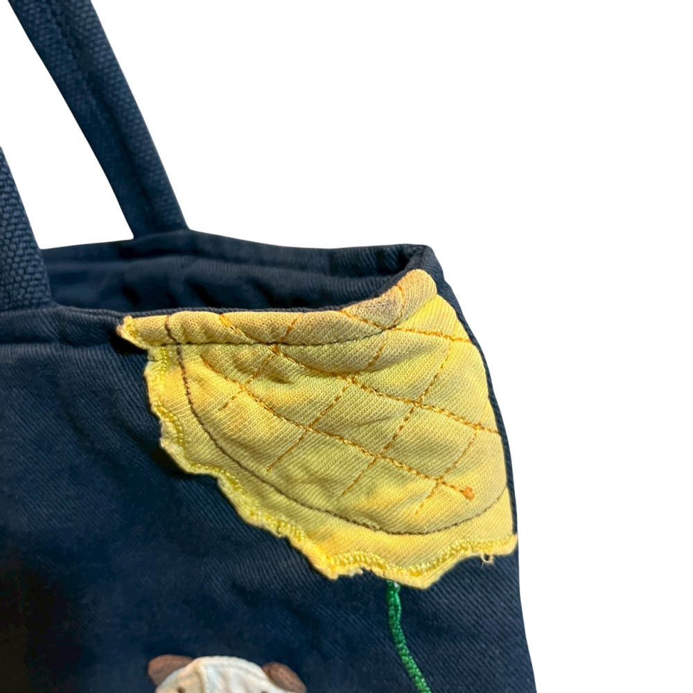 ❮二手❯ KOKOCAT 泡泡喵拼布 想魚 手提外出袋 餐袋 便當袋 保溫袋 保冷袋 雨傘 摺疊傘 便當盒收納-細節圖3