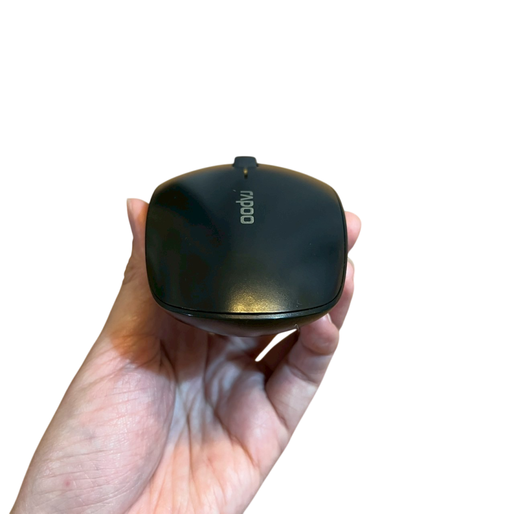 ❮二手❯ RAPOO 雷柏 北歐風布面無線滑鼠 3510 2.4G無線傳輸 極簡設計 符合人體工學 1000dpi光學-細節圖2