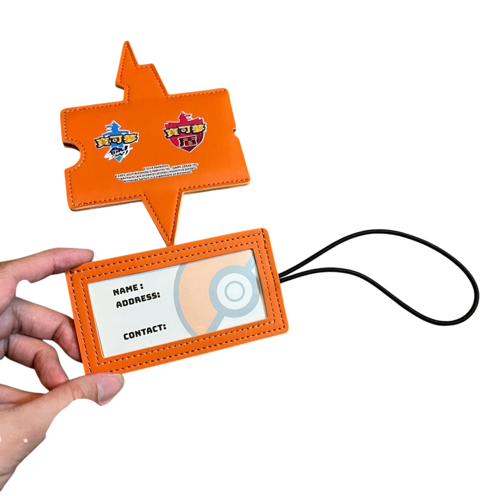 ❮全新❯ 日本 Pokemon 精靈寶可夢 NS Switch 首批特典劍盾雙重包證件套 行李掛牌 行李吊牌-細節圖3