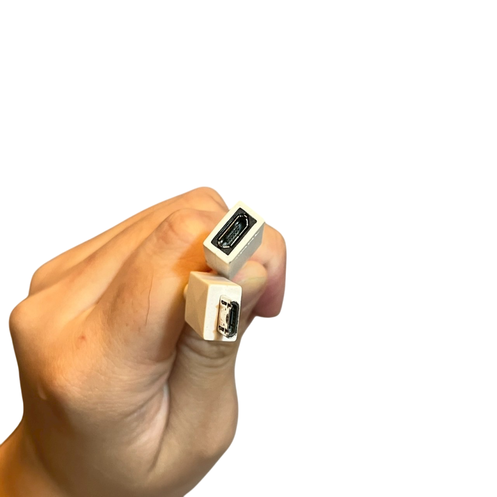 ❮二手❯ 英國 MHL Micro USB公轉母延長短線 用來延長手機或平板的 MicroUSB介面 延長線-細節圖2