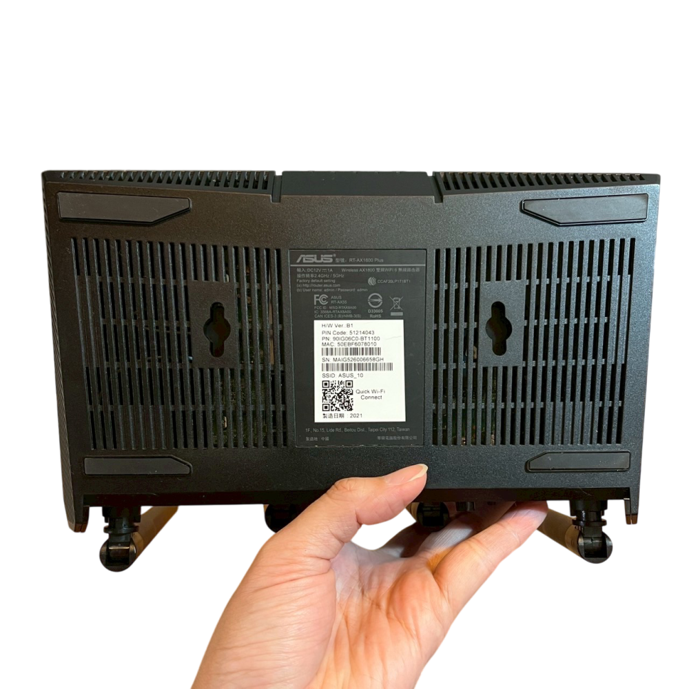 ❮二手❯ ASUS 華碩 RT-AX1800 PLUS Ai Mesh 雙頻 WiFi 6 無線路由器 分享器-細節圖8