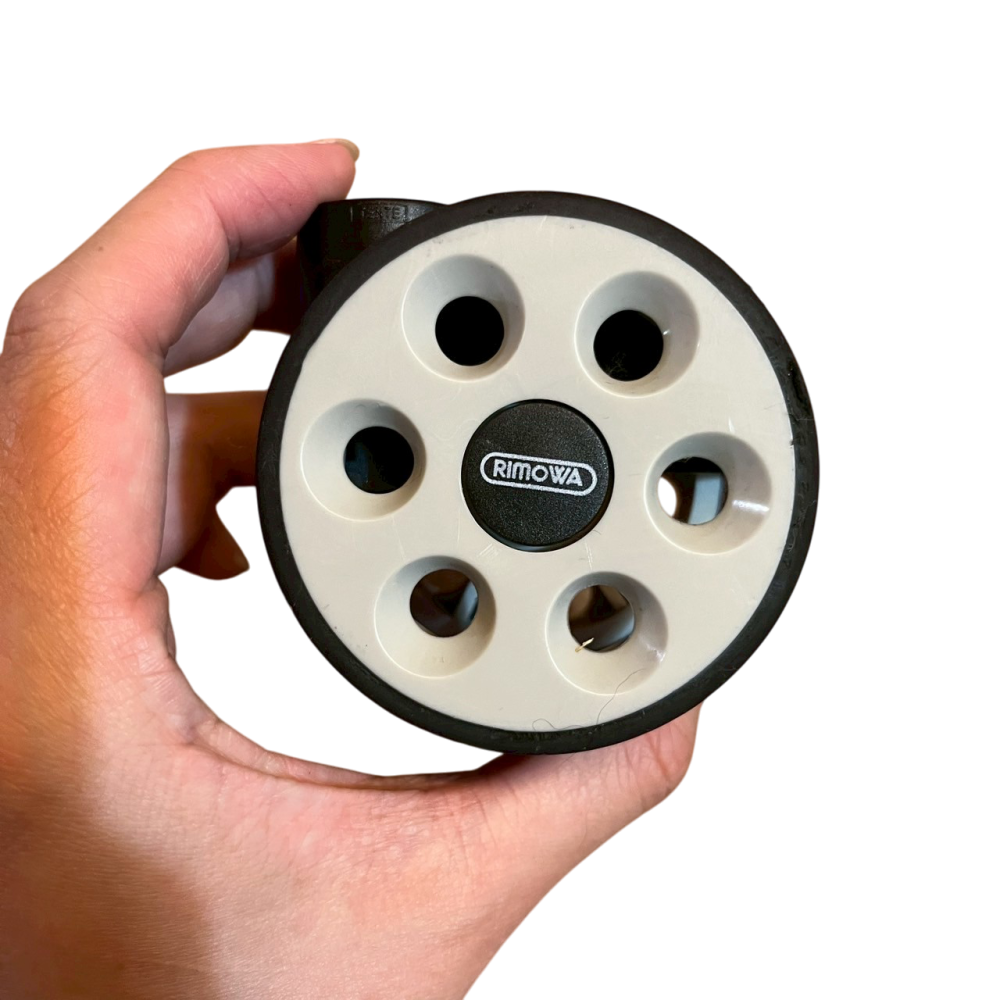 ❮近新❯ 適用Rimowa行李箱輪子 64mm 適用日默瓦輪子 適用於日默瓦行李箱靜音輪 配件腳輪/萬向輪行李箱替換輪子-細節圖2