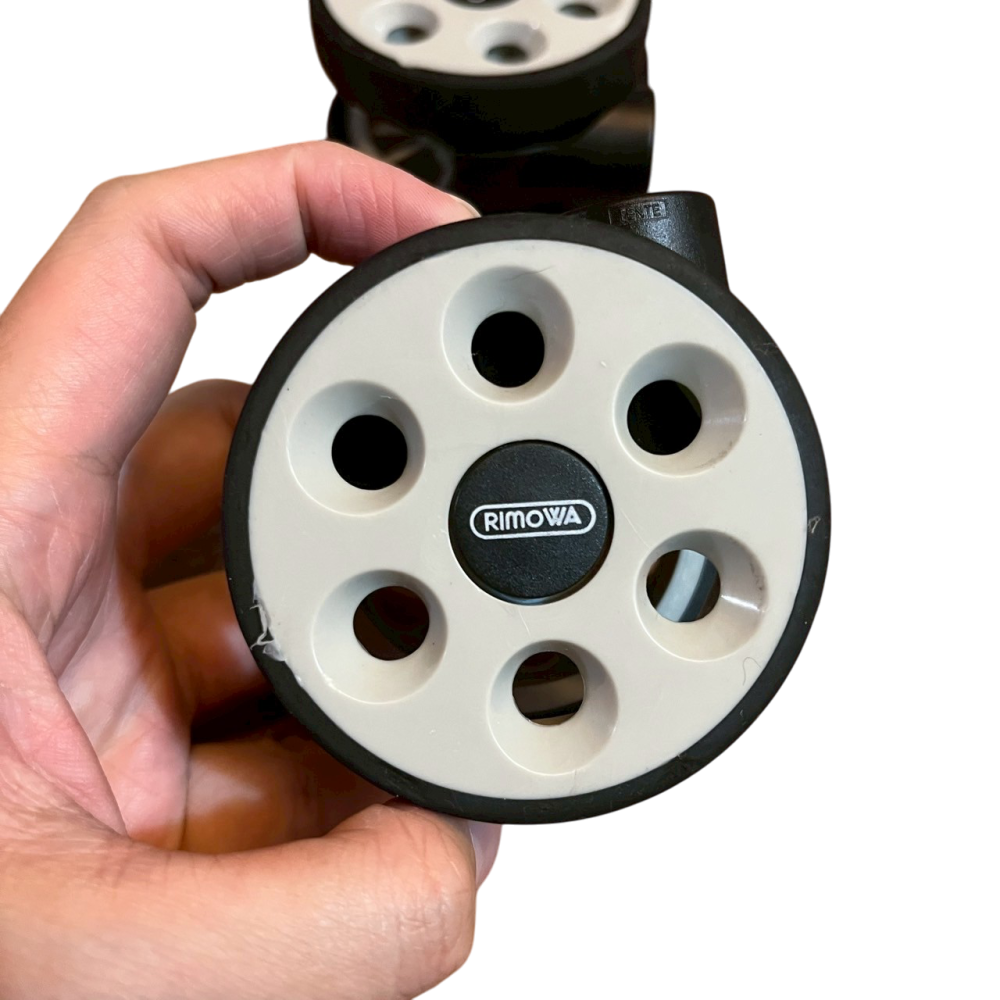 ❮近新❯ 適用Rimowa行李箱輪子 64mm 適用日默瓦輪子 適用於日默瓦行李箱靜音輪 配件腳輪/萬向輪行李箱替換輪子-細節圖6