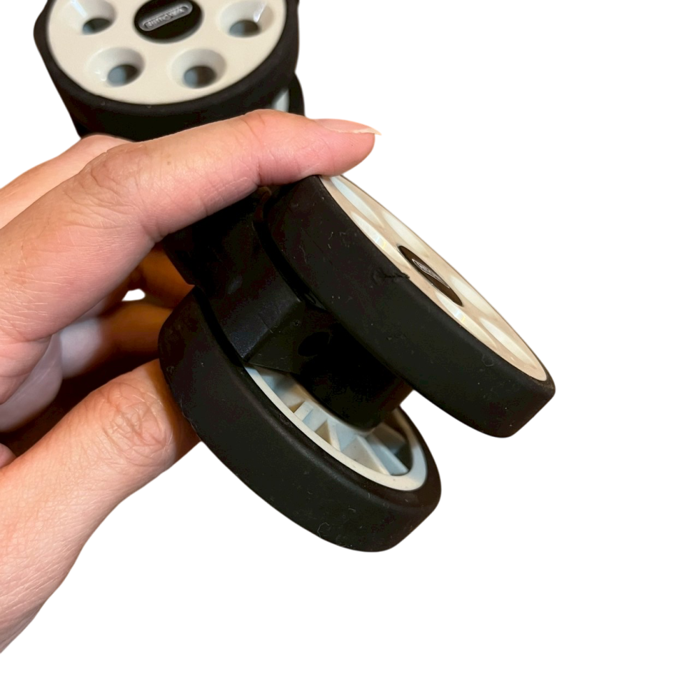 ❮近新❯ 適用Rimowa行李箱輪子 64mm 適用日默瓦輪子 適用於日默瓦行李箱靜音輪 配件腳輪/萬向輪行李箱替換輪子-細節圖9