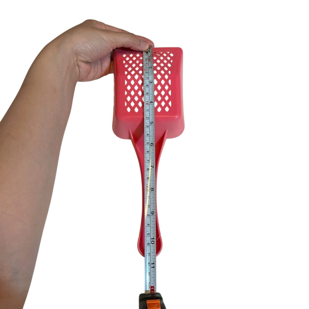 ❮近新❯ Cat 新型貓鏟 菱格細洞貓砂鏟 貓用品 貓鏟 貓砂盆配件 寵物用品 細砂破碎砂鏟 黃色藍色粉色-細節圖3