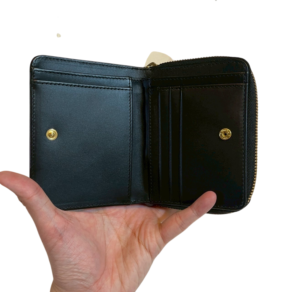 ❮二手❯ 法國 A.P.C. 精品短夾 經典款 防刮皮革款 12*9*3cm 錢包 皮革錢包 法國專櫃購買帶回-細節圖8