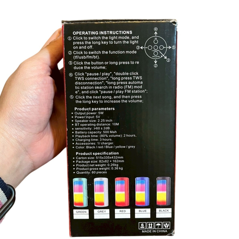 ❮全新❯ ZQS1202 無線藍牙音箱 無線藍牙音箱喇叭 戶外便攜式迷你小音箱 互聯家用氛圍七彩炫彩燈光音箱-細節圖2