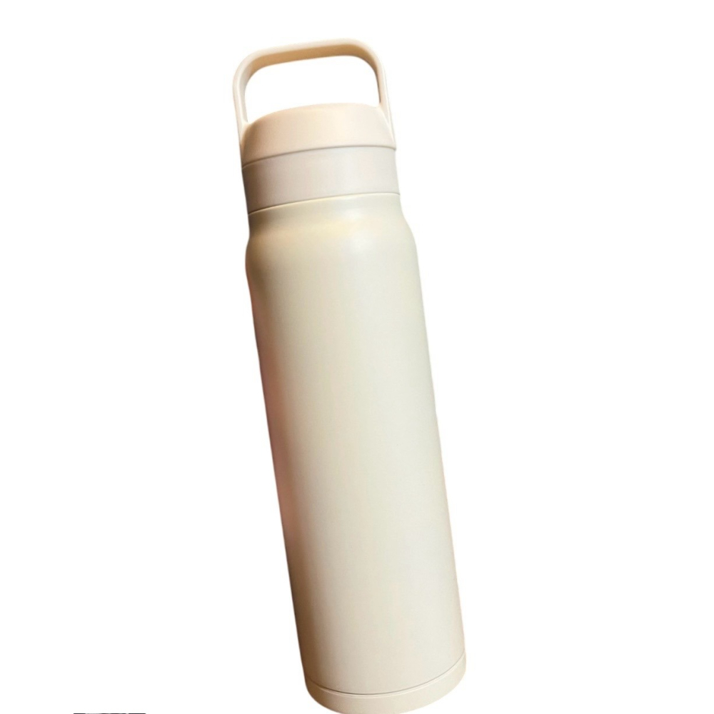 ❮近新❯ 日本 Uniqlo 2025 40週年感謝祭 白 不鏽鋼保溫瓶 480ml 原廠盒裝 環保杯 保溫杯 保溫瓶-細節圖4