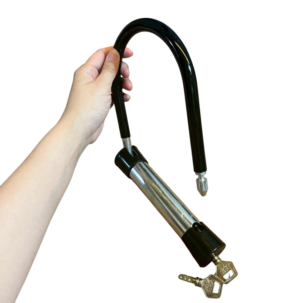 ❮二手❯ U型自行車鎖 U型鎖 堅固耐用 自行車鎖 保護自行車免受盜竊 公路車 機車 大鎖 鑰匙鎖-細節圖4