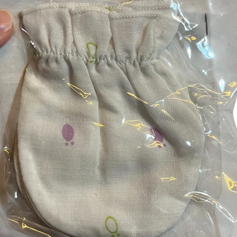 ❮近新❯ 初生嬰幼兒防抓護手套 一雙嬰兒防抓手套 新生兒 防止抓傷自己或臉部 寶寶 嬰兒護手套 純棉針織棉防抓臉手套-細節圖2