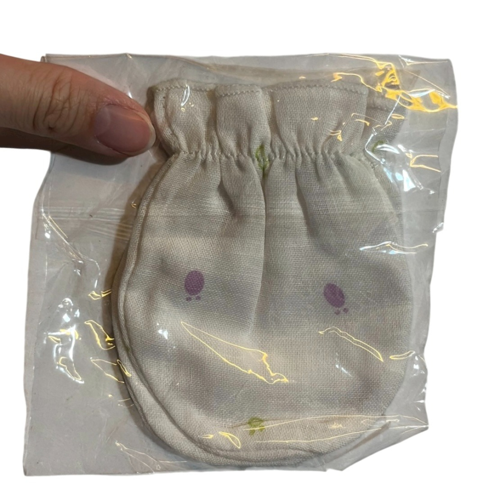 ❮近新❯ 初生嬰幼兒防抓護手套 一雙嬰兒防抓手套 新生兒 防止抓傷自己或臉部 寶寶 嬰兒護手套 純棉針織棉防抓臉手套-細節圖3