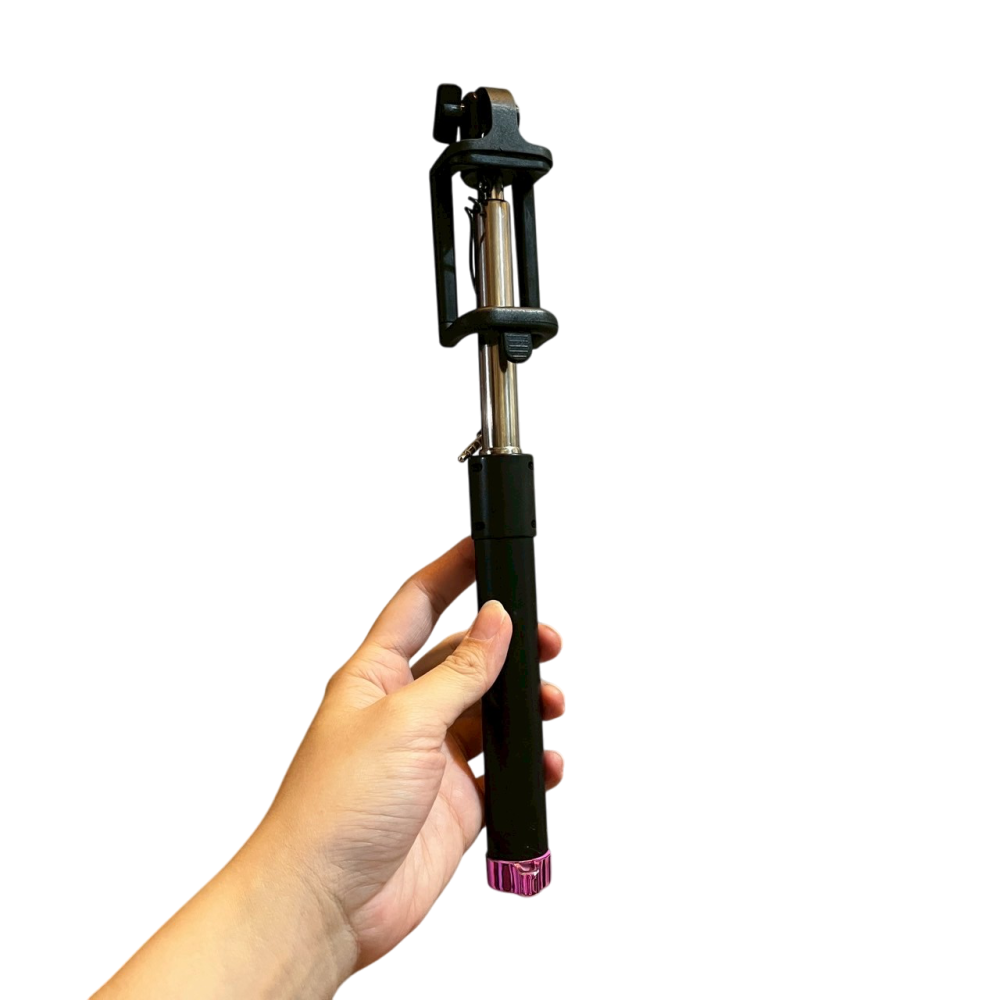 ❮二手❯ Idlek 伊德萊克 自拍棒帶線 一體式可折疊 無需充電線控 自拍棒 輕巧便攜 22-105cm-細節圖8