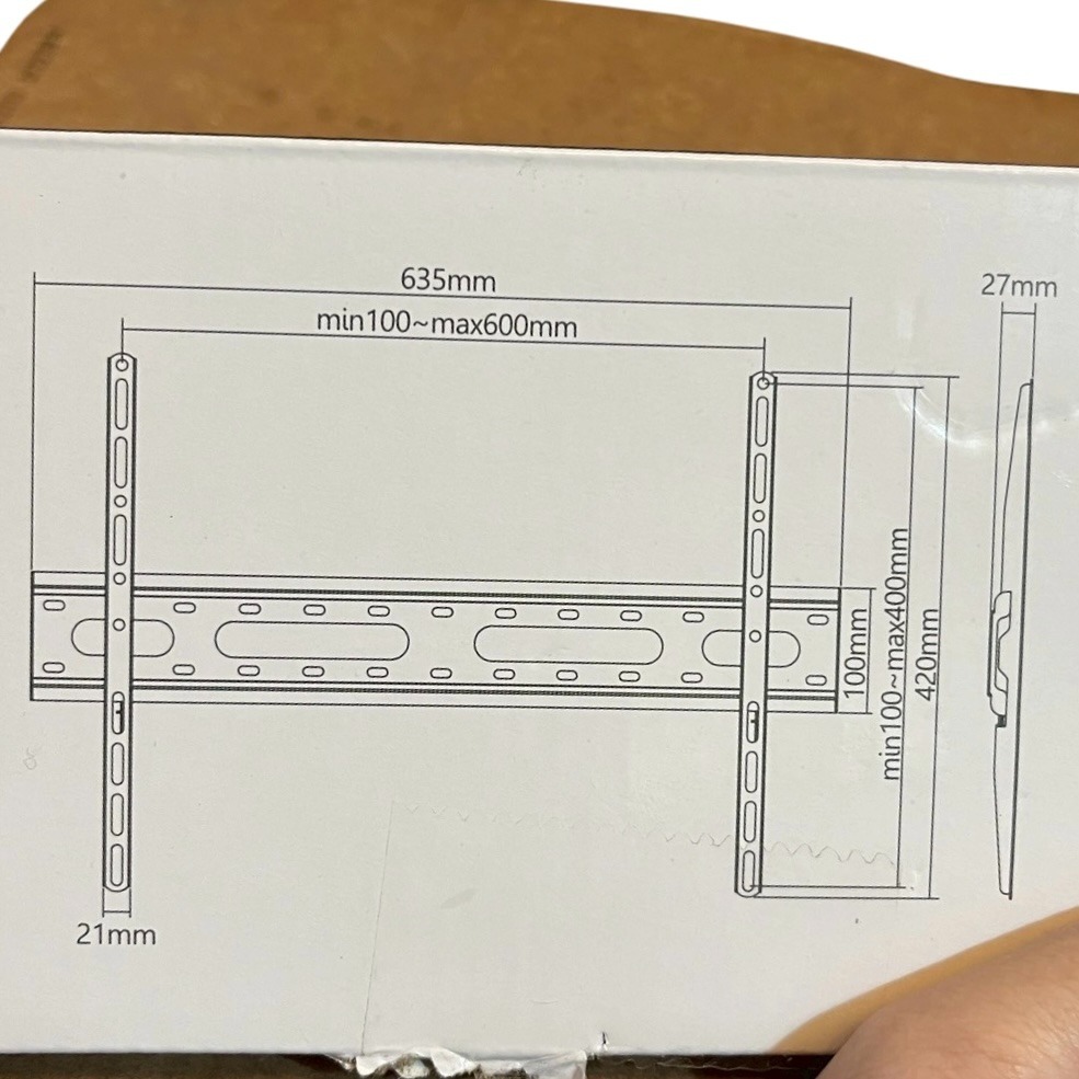 ❮近新❯ WMK 壁掛王 MK-F02 電視壁掛架 37-75吋 電視支架 超薄型固定式電視壁掛架-細節圖4