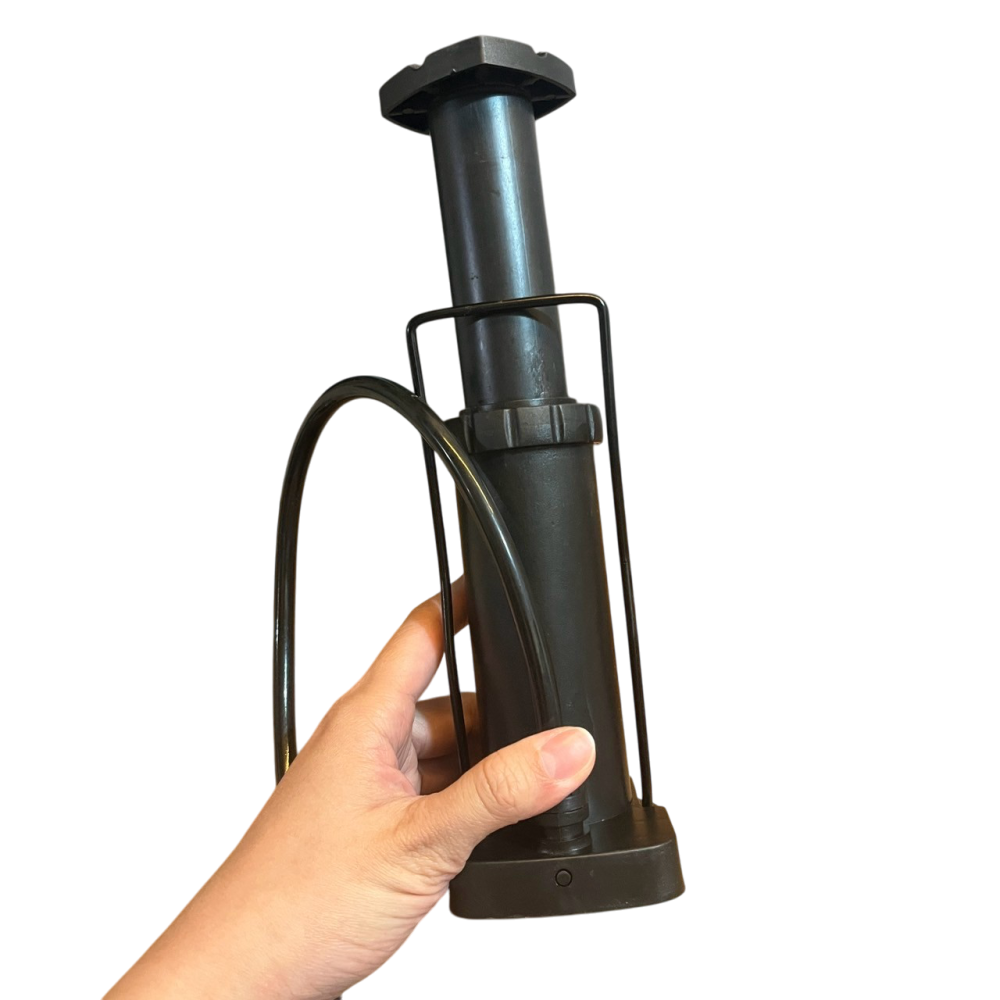 ❮全新❯ QLZHS 腳踩自行車高壓打氣筒 氣壓錶充氣幫浦 美英法式氣嘴 摩托車 機車 輪胎 球類 充氣玩具適用-細節圖3