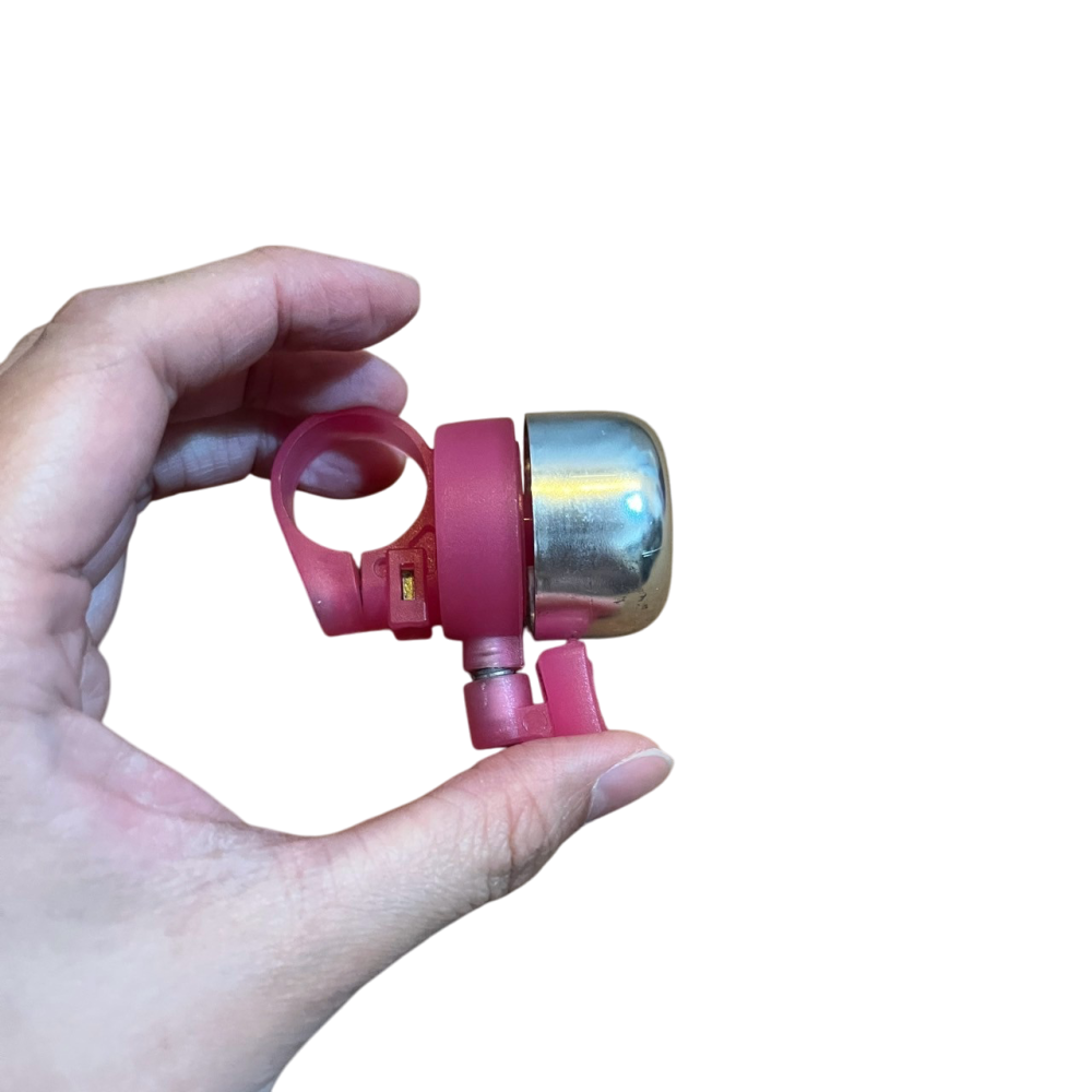 ❮二手❯ Pink 腳踏/自行車 鈴鐺 鈴聲 小鈴鐺 快拆式安裝 輕鬆適應任何滑板車 確保您的孩子清晰聽到-細節圖3