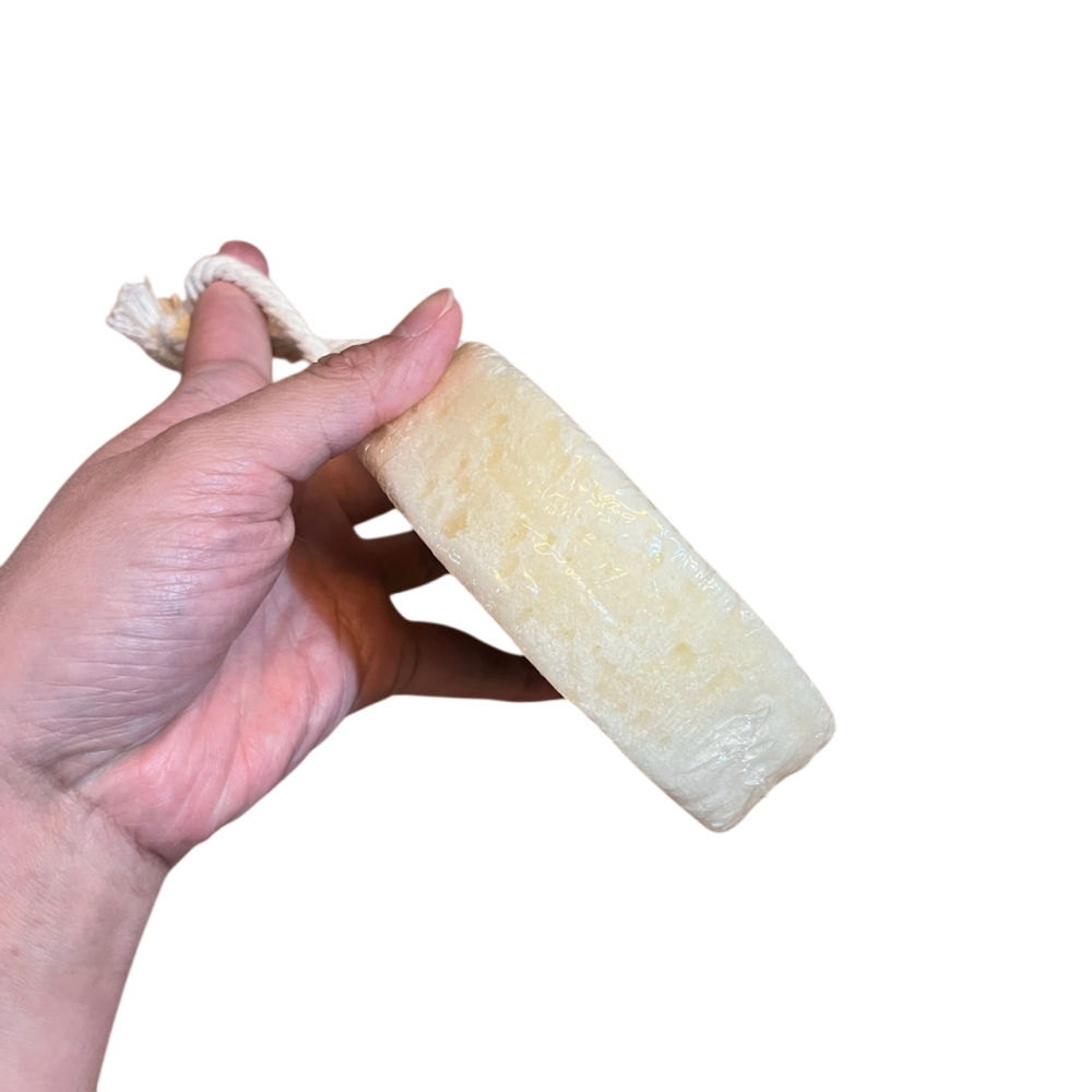 ❮全新❯ 葡萄牙 Essenza 沐浴海棉組 sugared citrus 香皂海綿 注入香皂的沐浴海綿 COSTCO-細節圖3