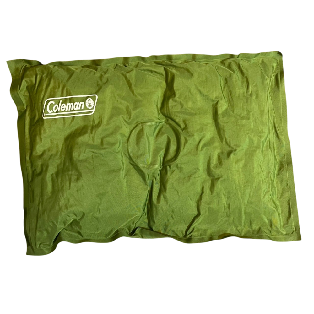 ❮二手❯ 美國 Coleman 充氣枕 露營 自動充氣枕頭 露營枕 午睡枕 登山枕 靠枕 自動充氣省力 面布觸感柔順-細節圖2