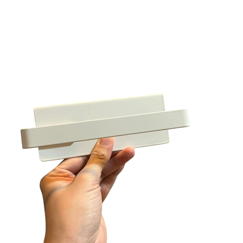 ❮二手❯ Paper 壁掛式捲筒衛生紙架 衛生紙架 米白色 輕質金屬 簡約設計 捲筒衛生紙的掛桿-細節圖2