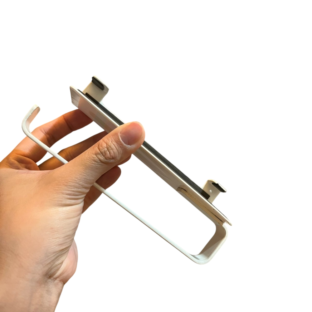 ❮二手❯ Paper 壁掛式捲筒衛生紙架 衛生紙架 米白色 輕質金屬 簡約設計 捲筒衛生紙的掛桿-細節圖6