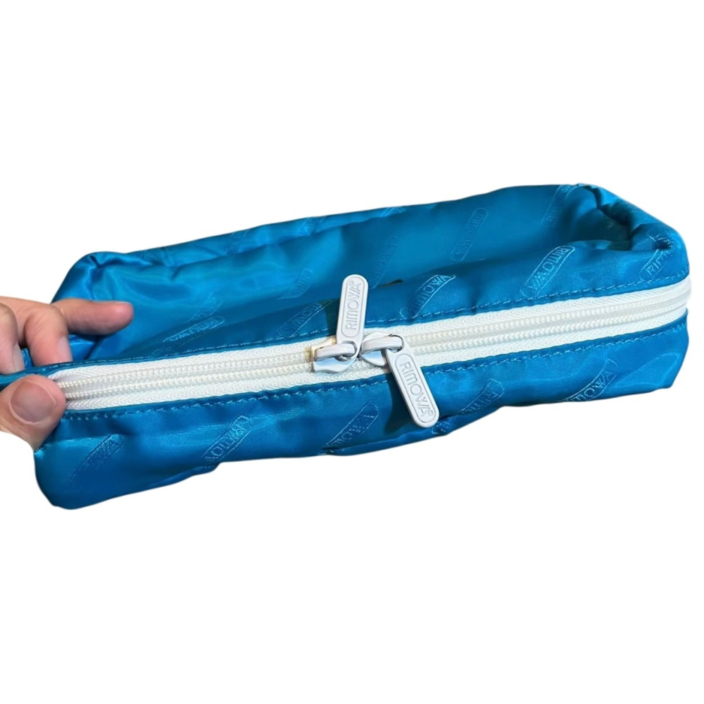 ❮近新❯ 德國 Rimowa 洗漱包 Toiletry Pouch 土耳其藍限量色 旅行收納包 化妝包 過夜包 耐用防水-細節圖4