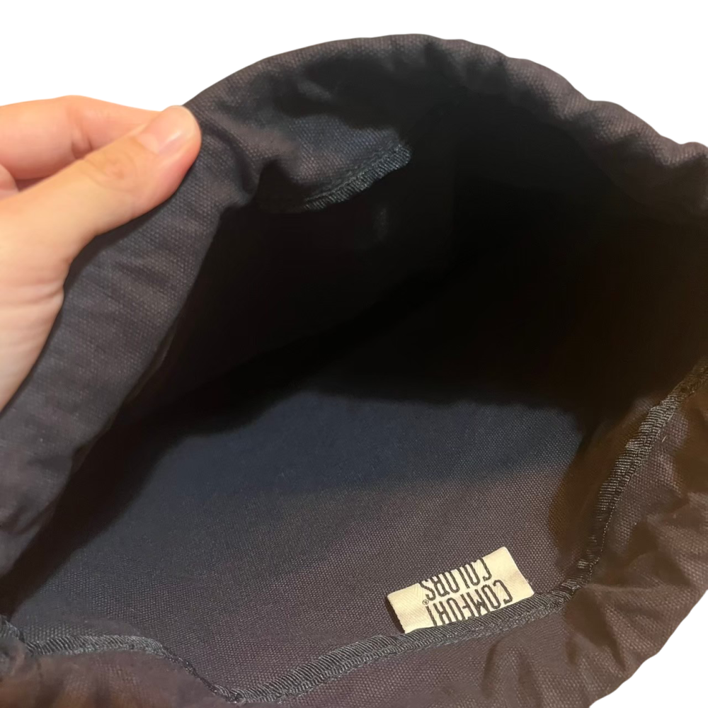 ❮二手❯ 美國 Comfort Colors C342 帆布束帶袋 軟式折疊後背包 雙肩包 運動背包 旅行袋 休閒包-細節圖6